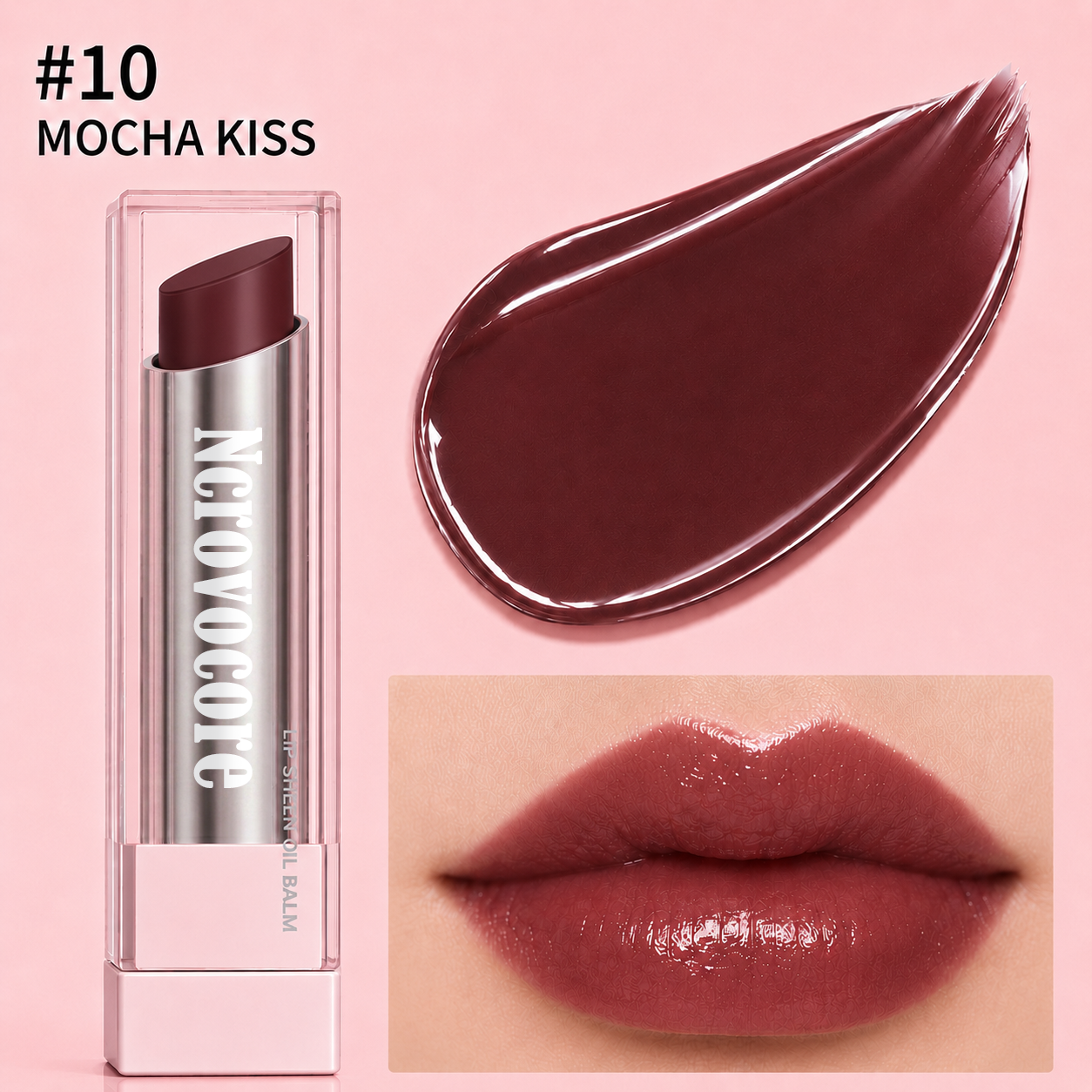 🔥Last Day Buy 1 Get 1 Free|Ncrovocore GLOW VEIL LIP SHEEN OIL BALM