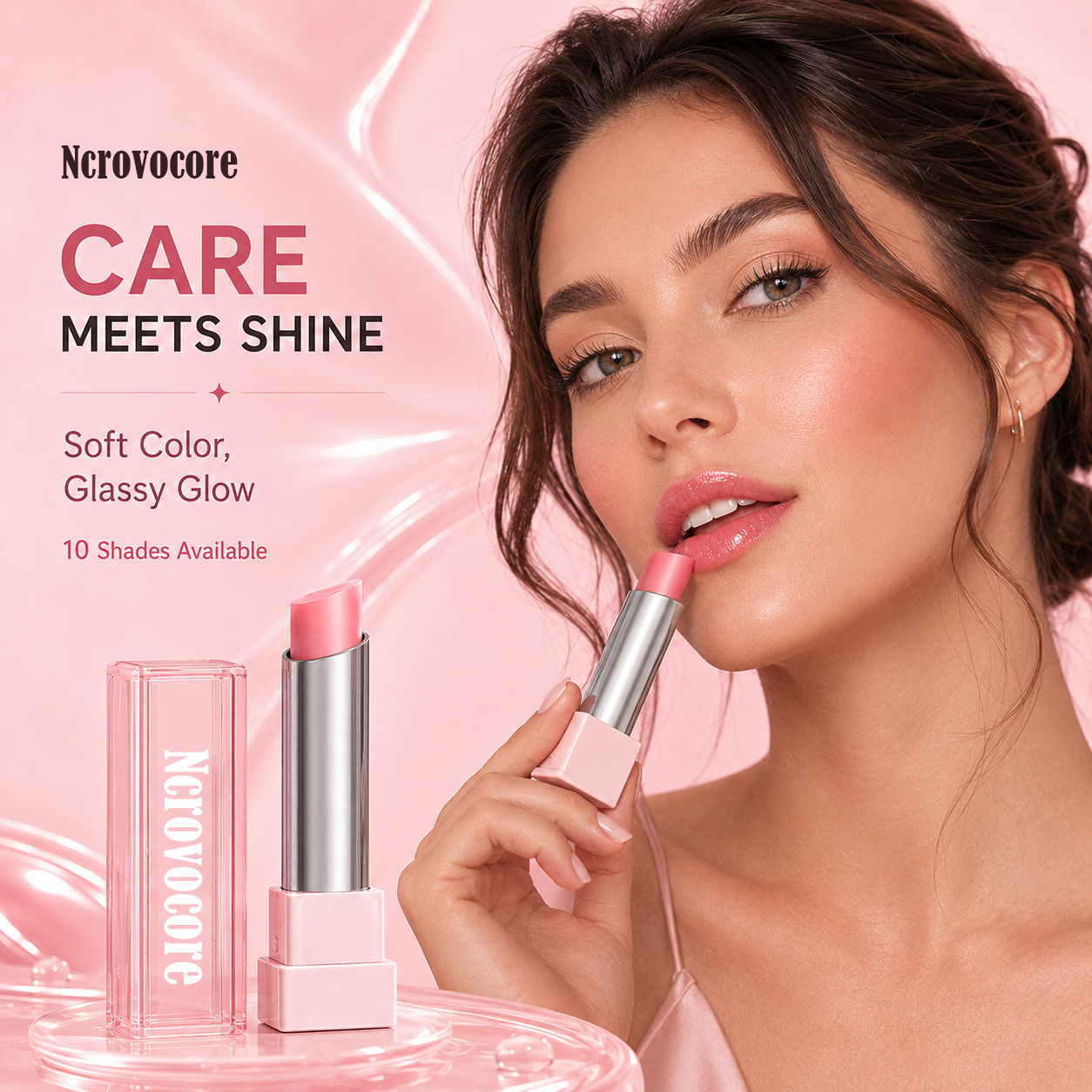 🔥Last Day Buy 1 Get 1 Free|Ncrovocore GLOW VEIL LIP SHEEN OIL BALM