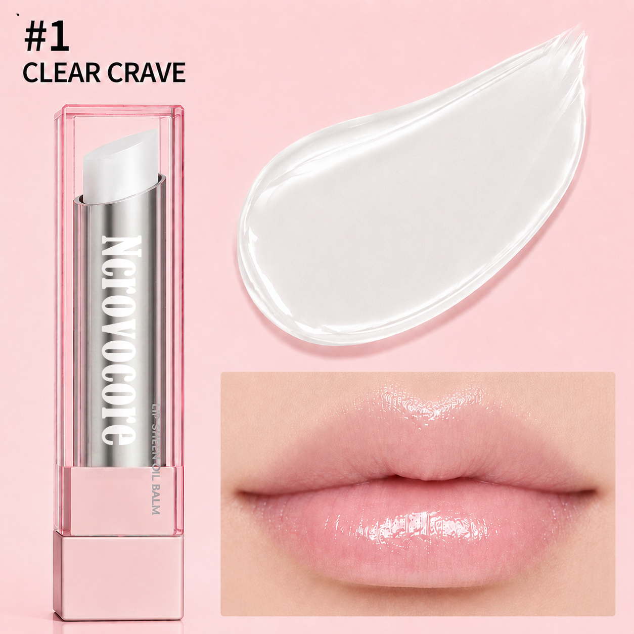 🔥Last Day Buy 1 Get 1 Free|Ncrovocore GLOW VEIL LIP SHEEN OIL BALM