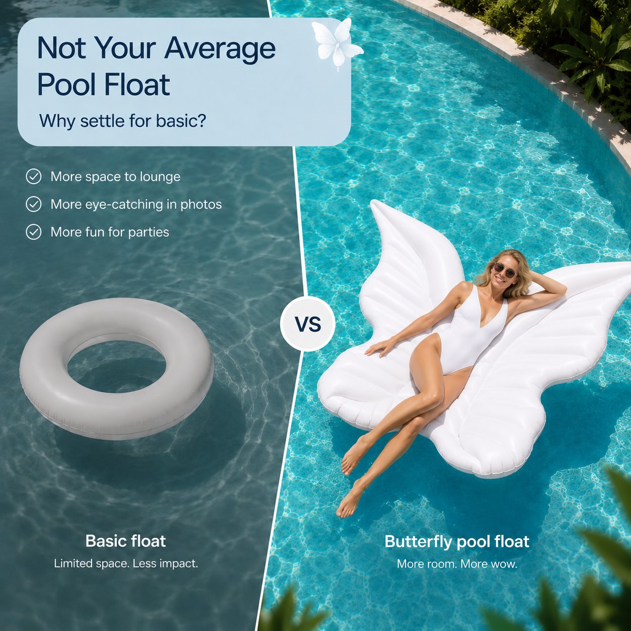 🦋Butterfly Wing Pool Float 🔥FREE SHIPPING🔥