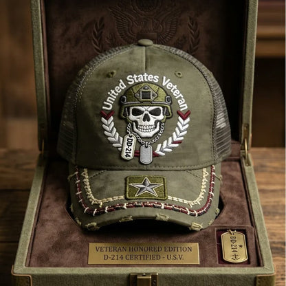 Last Day 49% OFF🔥DD-214 United States Veteran Cap – Embroidered Edition