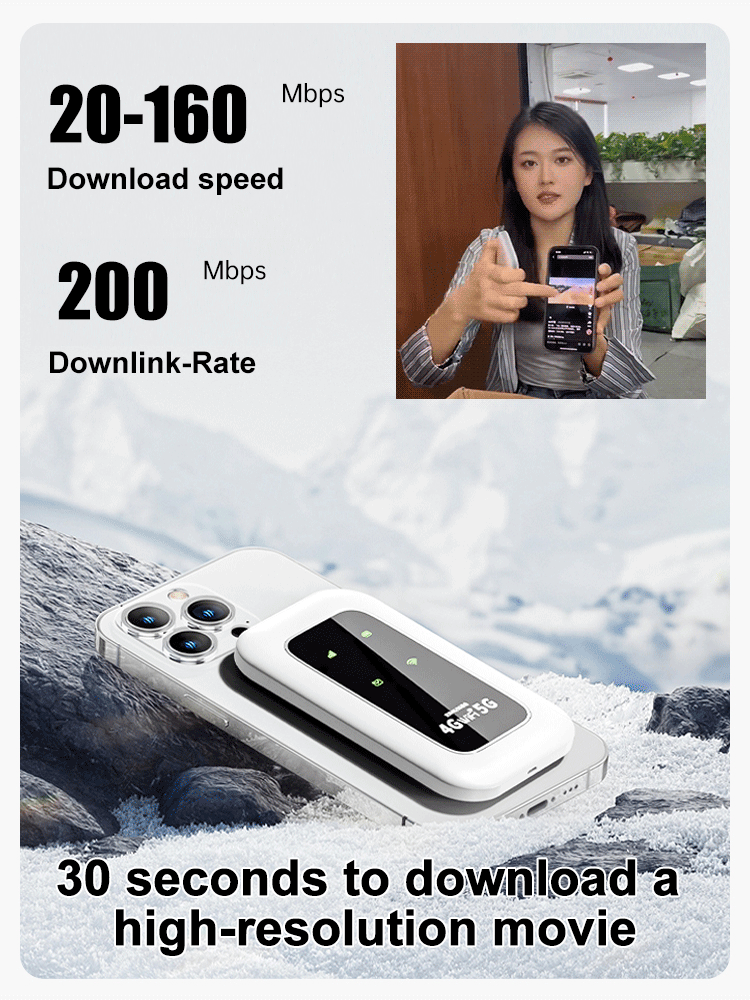 [Power on and use, free for life] All-network portable wifi🔥